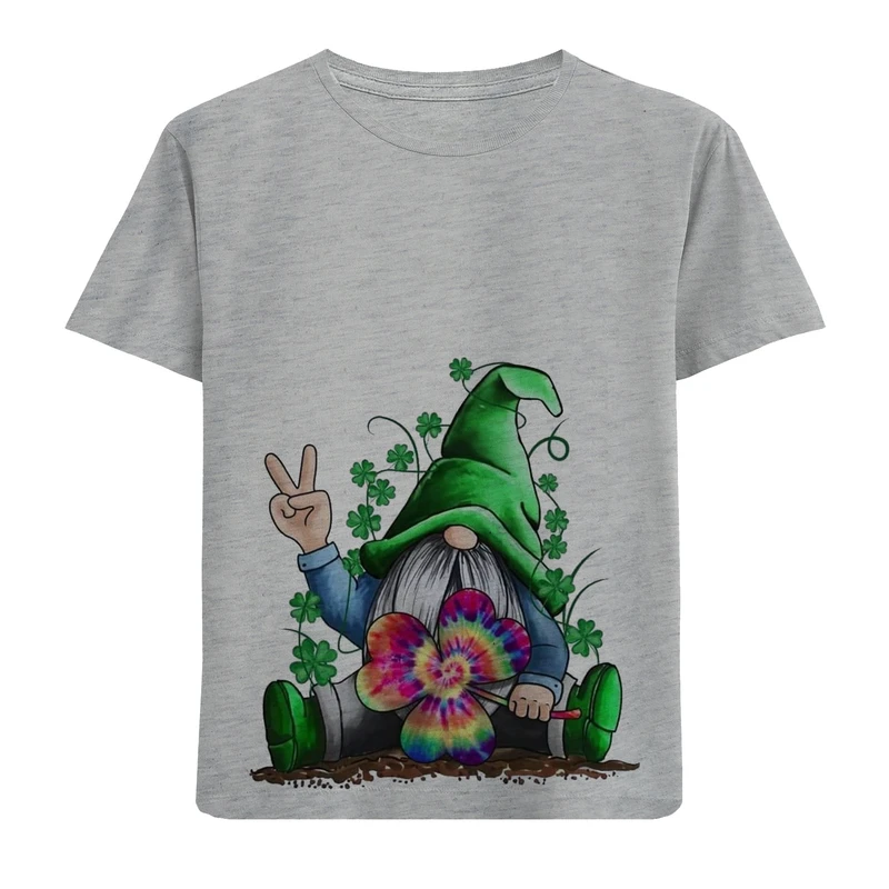 تی شرت آستین کوتاه بچگانه مدل کلاه شیپوری D72