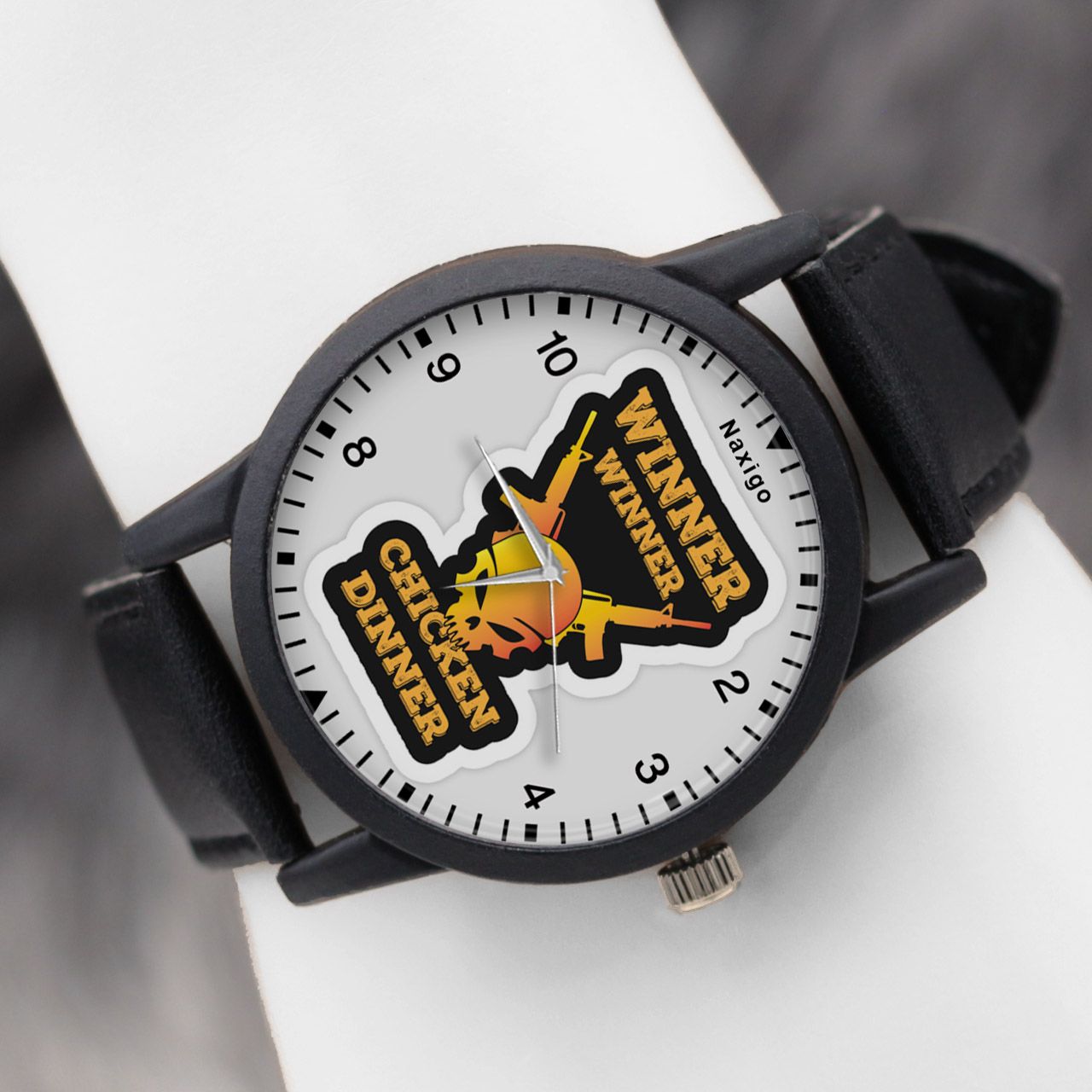 ساعت مچی عقربه ای ناکسیگو طرح PubG کد LF4235 -  - 5