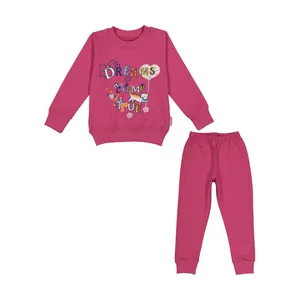 ست سویشرت و شلوار دخترانه آدمک مدل 2171233-66