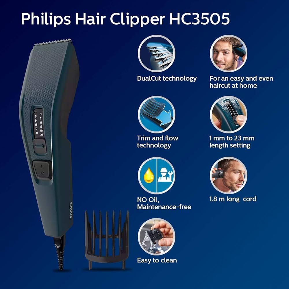 ماشین اصلاح موی سر و صورت فیلیپس مدل HC3505 -  - 6