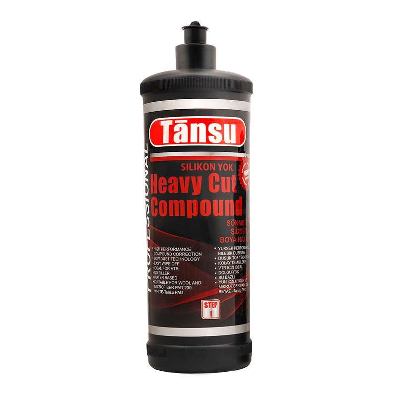 پولیش بدنه خودرو تانسو مدلTansu Heavy Cut حجم 250 میلی‌لیتر