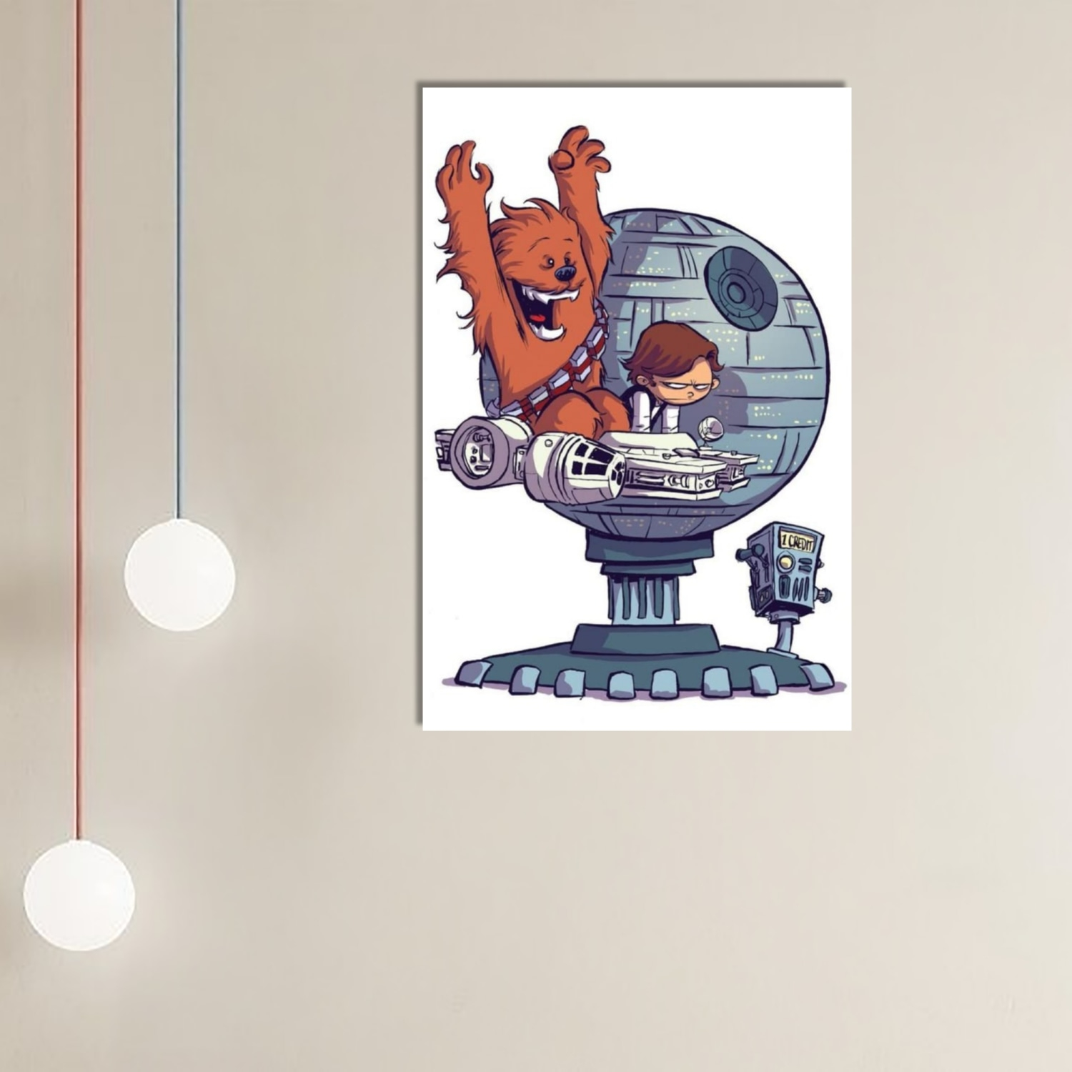 تابلو شاسی مدل هیولا و دخترک