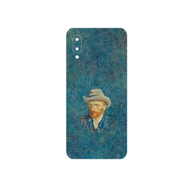 برچسب پوششی ماهوت مدل Self portrait with a gray felt hat مناسب برای گوشی موبایل سامسونگ Galaxy M02