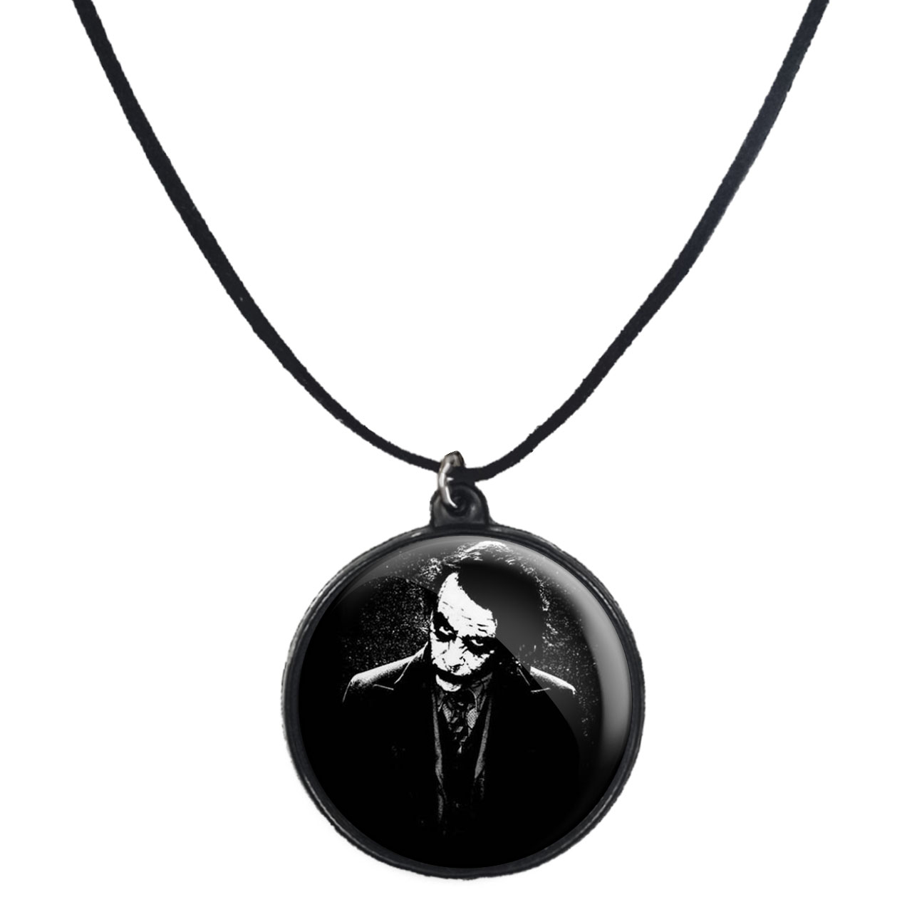 گردنبند پرمانه طرح جوکر کد pmb.6076 مدل دو طرفه