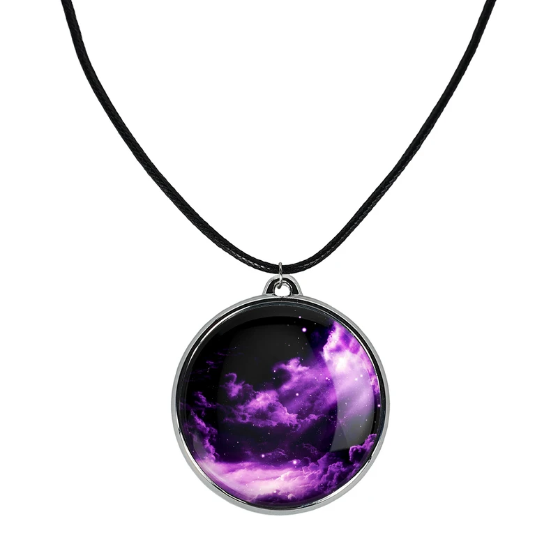 گردنبند خندالو مدل کهکشان و سیاره ها کد 2537425379