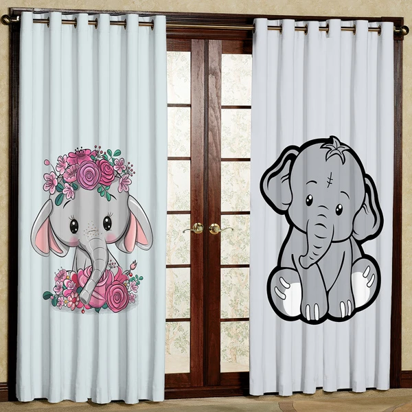 پرده پانچی کد 6187 سایز 280x140 سانتی متر