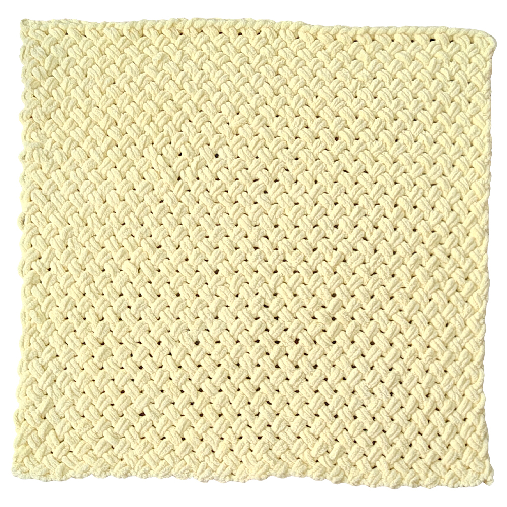 پتو مدل بافت پاف سایز 80x80 سانتی متر