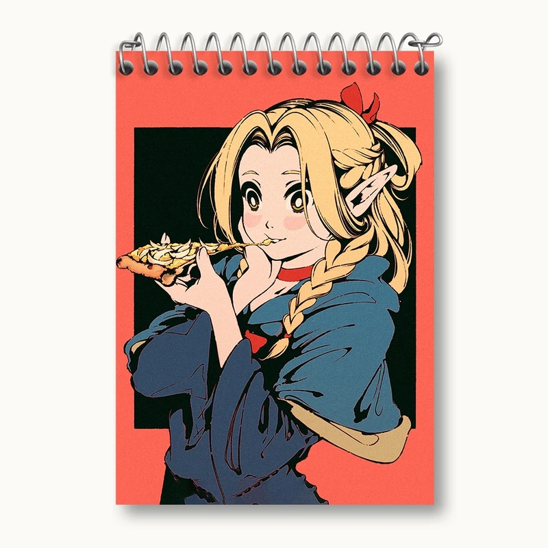 دفتر یادداشت 50 برگ خندالو مدل مارسیل انیمه خوشمزه در سیاه چال کد 35939