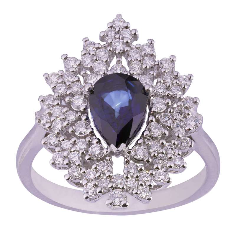 انگشتر طلا 18 عیار زنانه مدل FL 001012