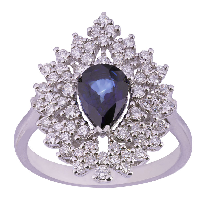 انگشتر طلا 18 عیار زنانه مدل FL 001012