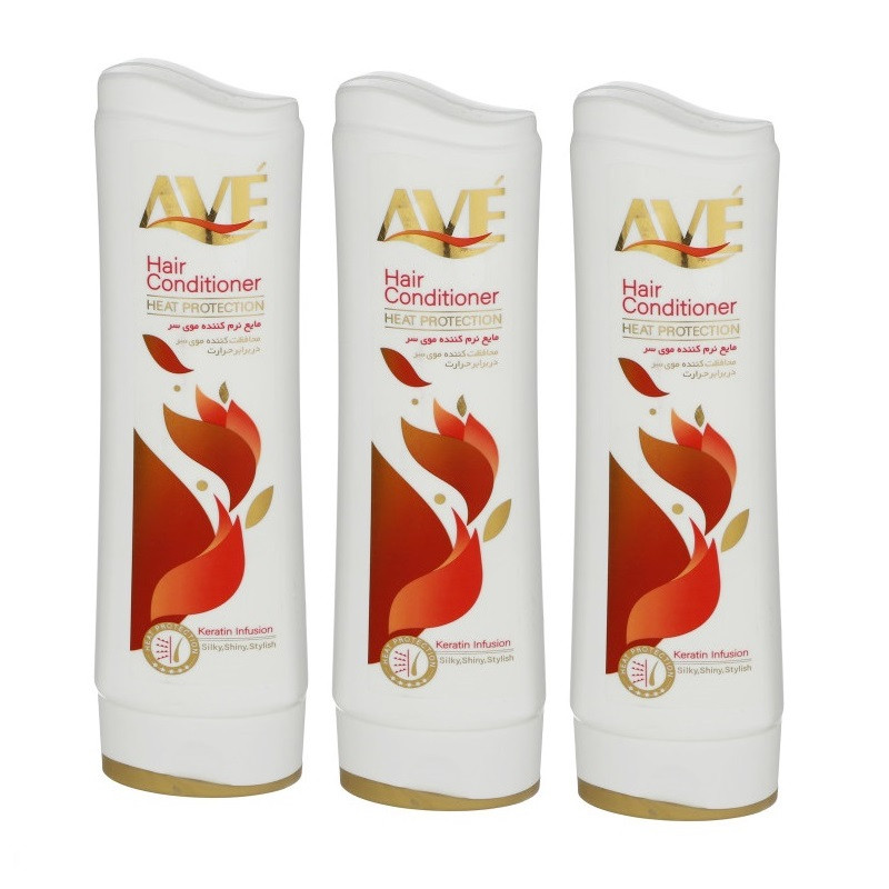 نرم کننده مو اوه مدل Heat Protection حجم 250 میلی لیتر بسته 3 عددی