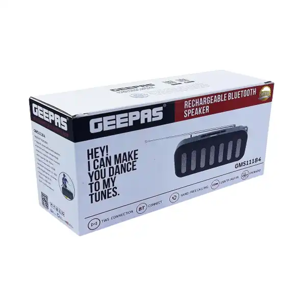اسپیکر بلوتوثی جی پاس مدل GMS11184 کد 1184