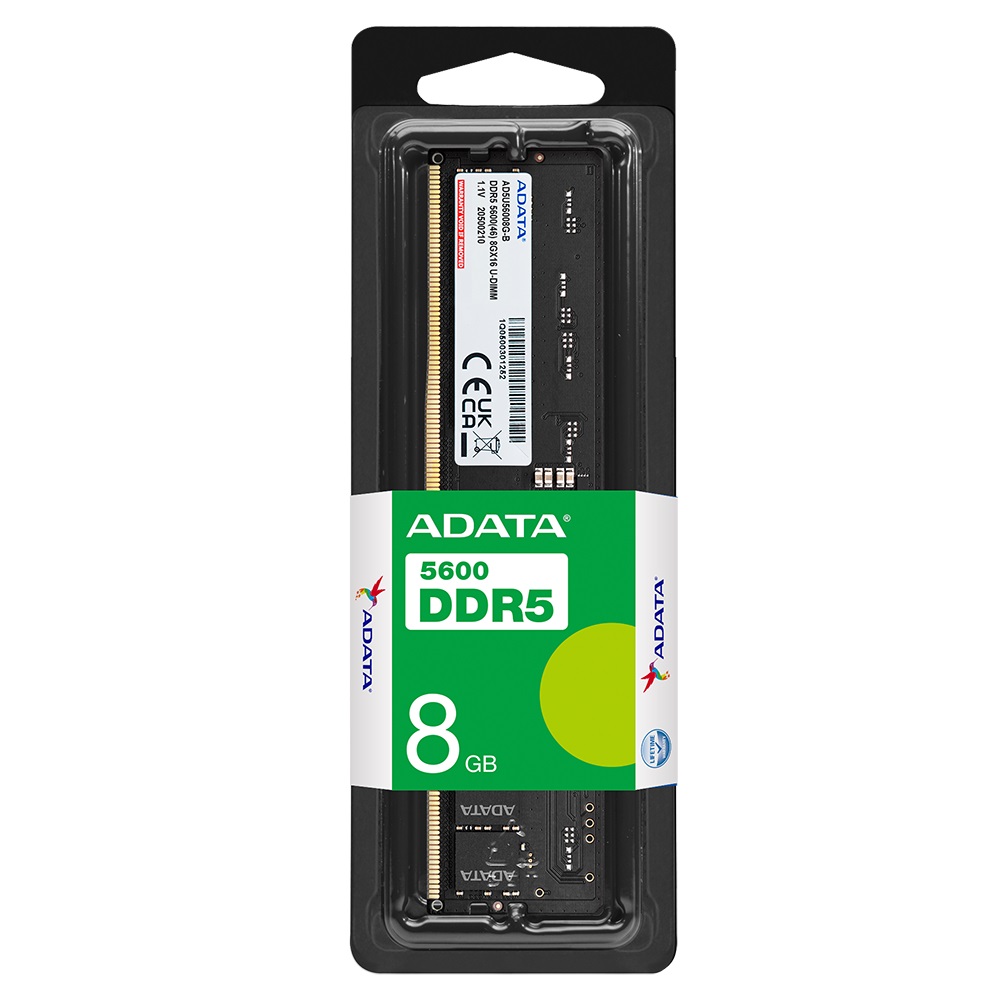 رم دسکتاپ تک کاناله ای دیتا مدل DDR5 5600MHz CL46 ظرفیت 8 گیگابایت