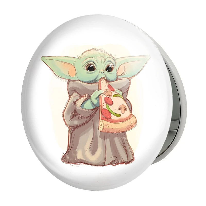 آینه جیبی خندالو طرح یودا سریال جنگ ستارگان مدل تاشو کد 26076 