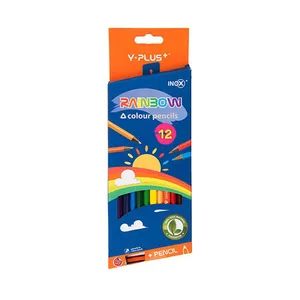 مداد رنگی 12 رنگ اینوکس سری Y.Plus مدل Rainbow