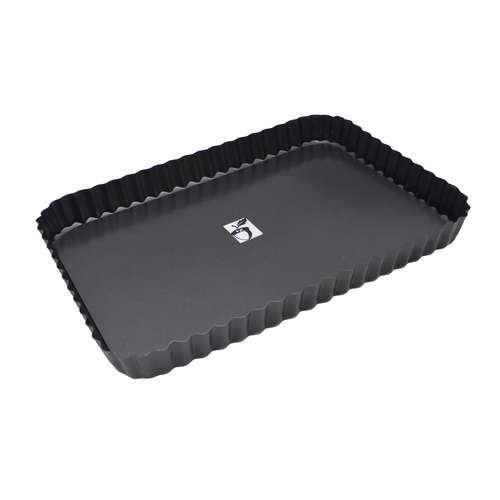 قالب تارت مدل بلوط طرح مستطیل کد YP-PAHN-31x21x3CM