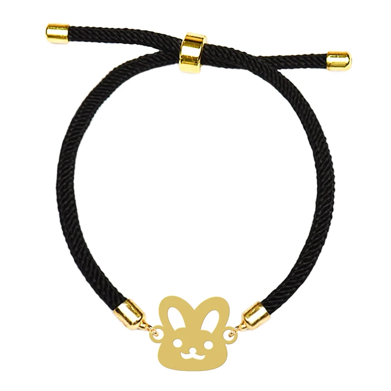 دستبند بندی زنانه هایکا مدل کارتونی خرگوش کد d.ha447