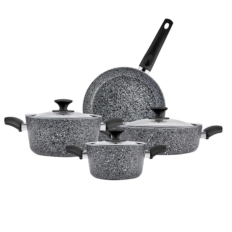 سرویس پخت و پز 7 پارچه کاراجا مدل Gray Rock