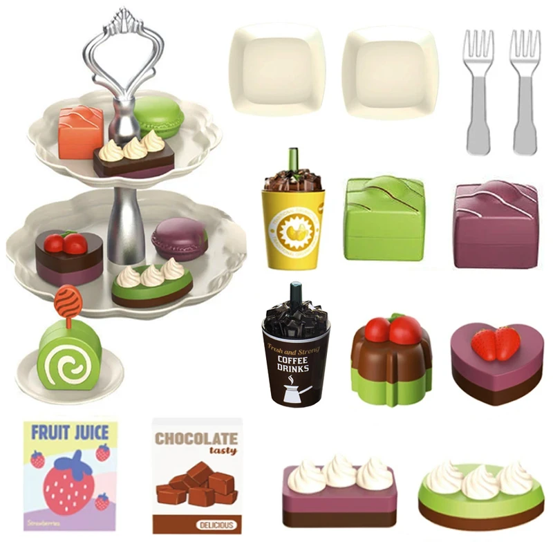 ست اسباب بازی مدل کیک خوری طرح Delicious party SET کد LY8624