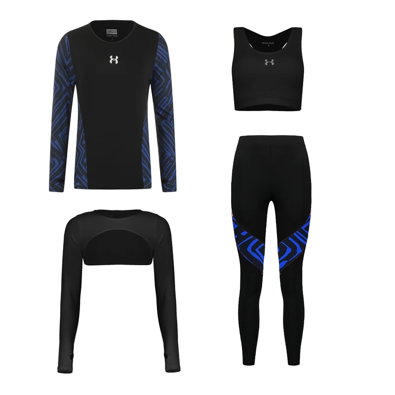 ست چهار تکه لباس ورزشی زنانه مدل 1401-1801-70-75