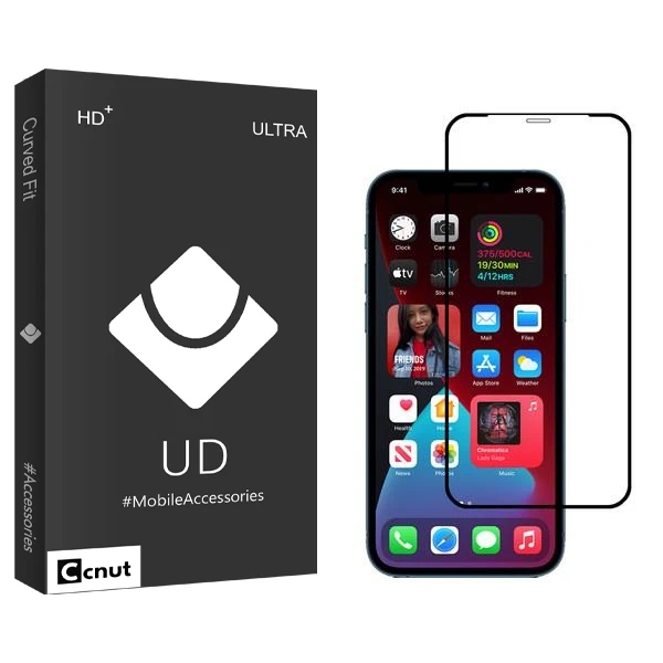 محافظ صفحه نمایش سرامیکی کوکونات مدل UDB2 مناسب برای گوشی موبایل اپل iPhone 12 Pro Max