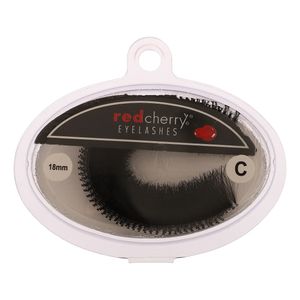 مژه مصنوعی رد چری مدل Classic Cluster Band کد 18 C بسته 10 عددی