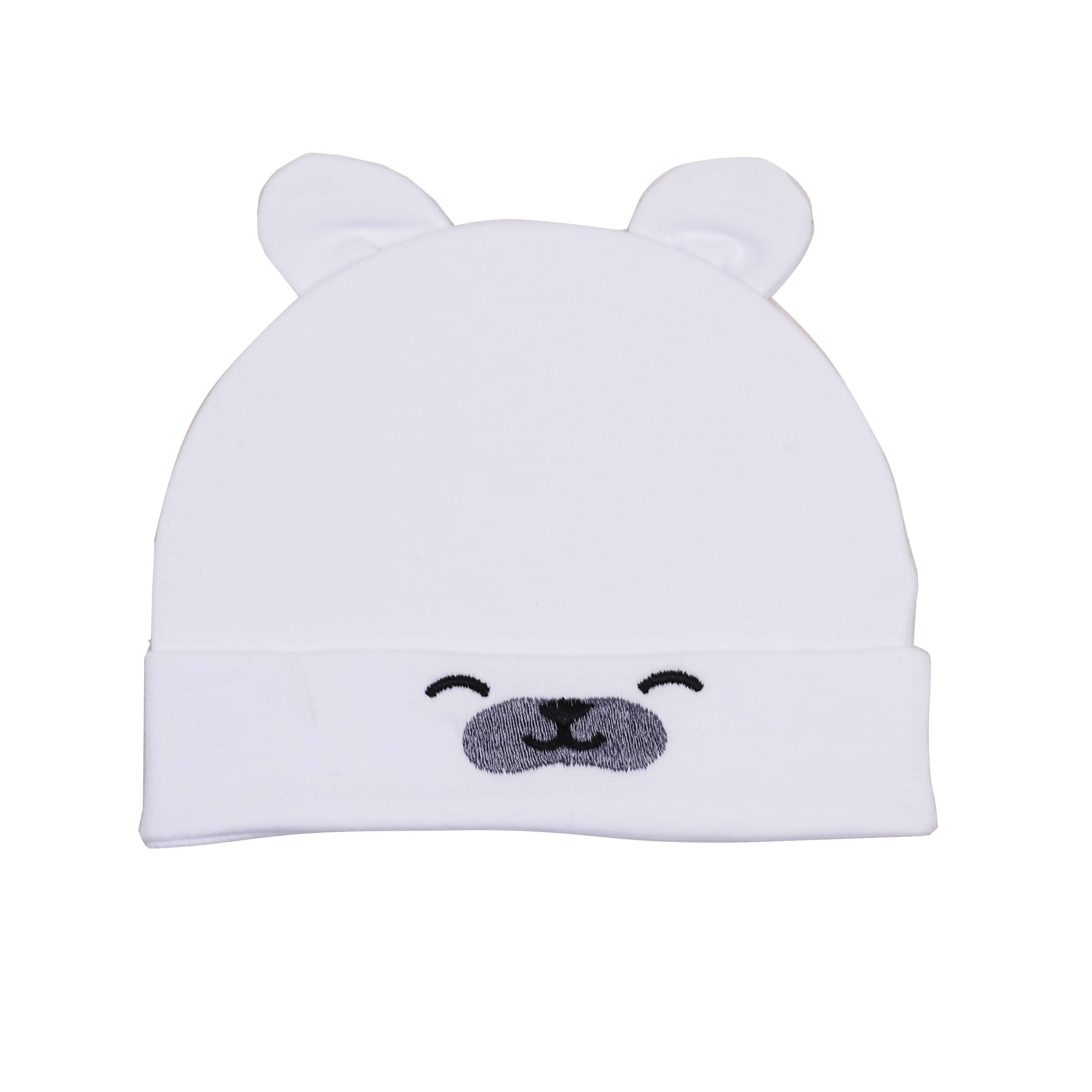 کلاه نوزادی مدل خرس خندان