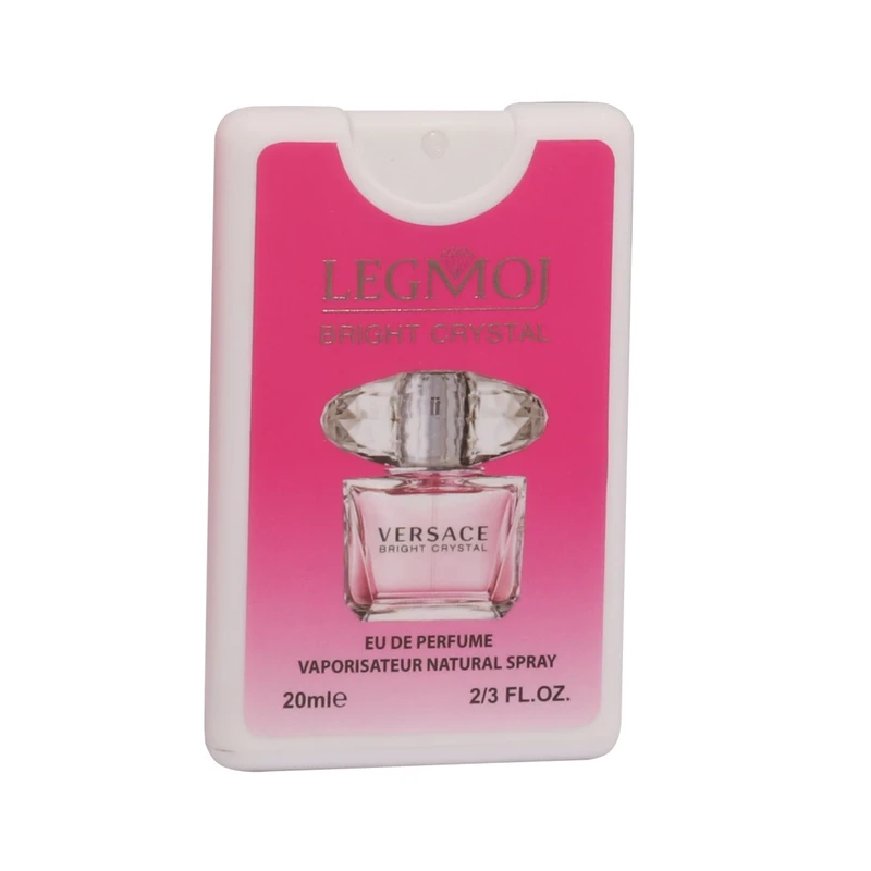  عطر جیبی زنانه لغموژ مدل bright crystal حجم 20 میلی لیتر