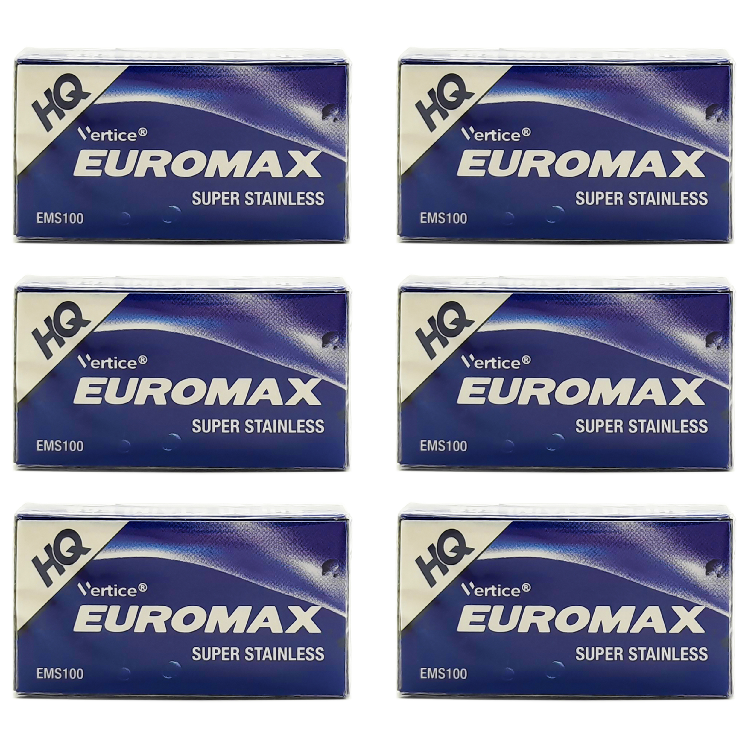 تیغ یدک اصلاح یورومکس مدل EMS-100 مجموعه 6 عددی