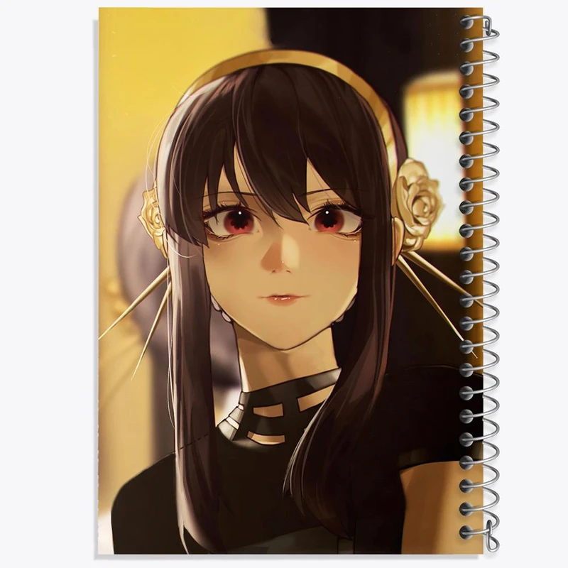 دفتر مشق 50 برگ خندالو مدل یور فورجر انیمه اسپای ایکس فمیلی Spy x Family کد 15574