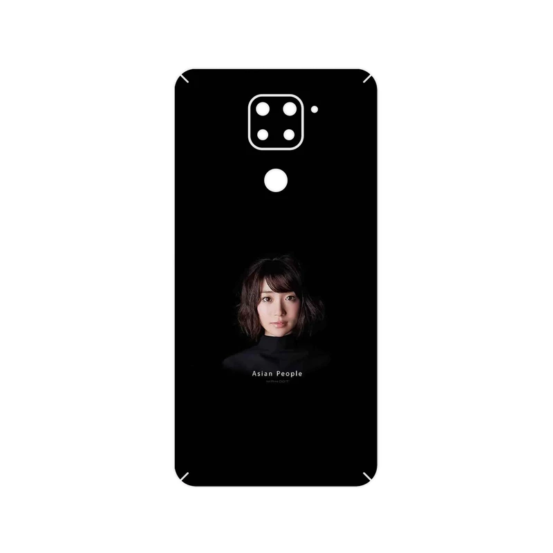 برچسب پوششی ماهوت مدل Portrait of an Asian Woman مناسب برای گوشی موبایل شیائومی Redmi Note 9