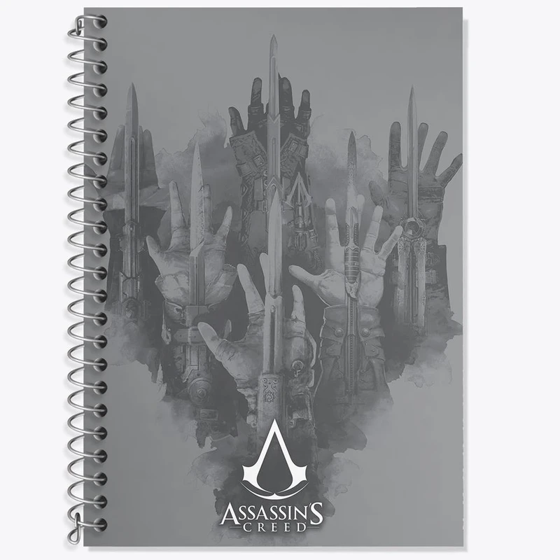 دفتر لغت 50 برگ خندالو مدل بازی اساسینز کرید Assassins Creed کد 27927
