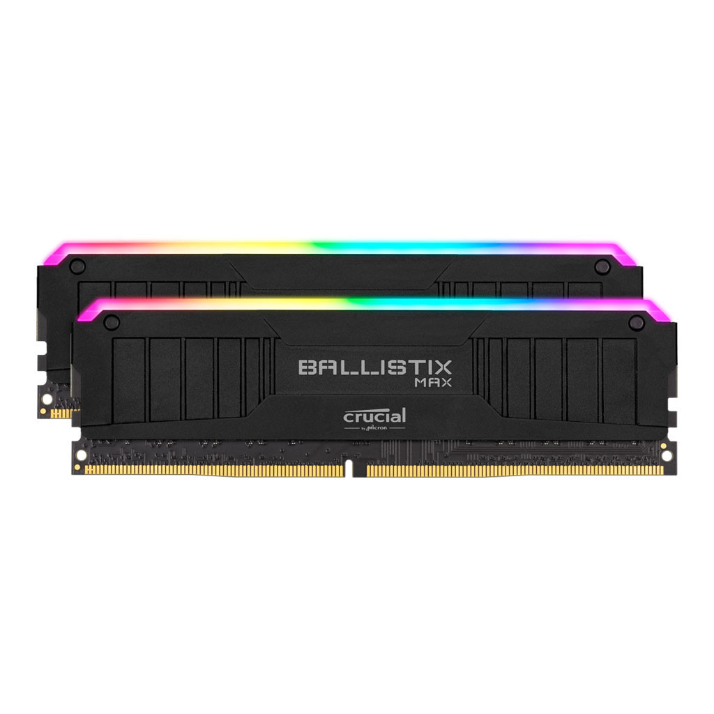 رم دسکتاپ DDR4 دو کاناله 4000 مگاهرتز CL18 کروشیال مدل BALLISTIX MAX RGB ظرفیت 32 گیگابایت