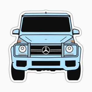استیکر لپ تاپ و موبایل بووم طرح ماشین مدل Benz G class کد UV012
