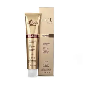 كرم روشن كننده مو آتوسا رويال مدل كراتينه شماره 000 حجم 15 ميلى ليتر رنگ سفيد