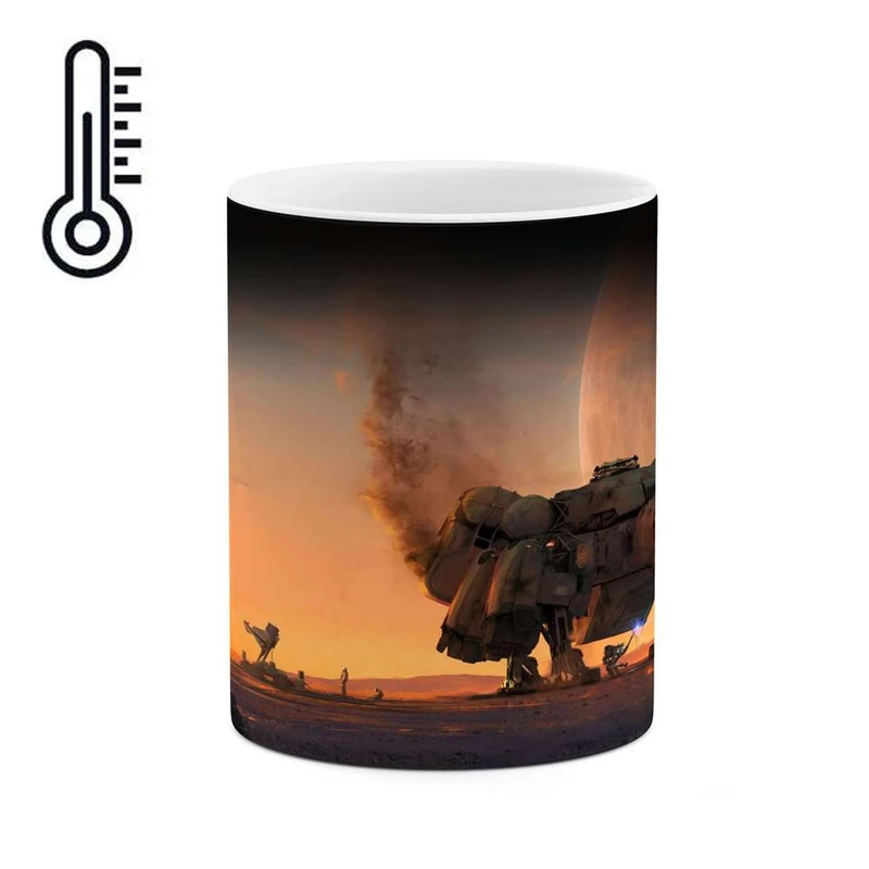 ماگ حرارتی کاکتی مدل انیمه کد mgh17319