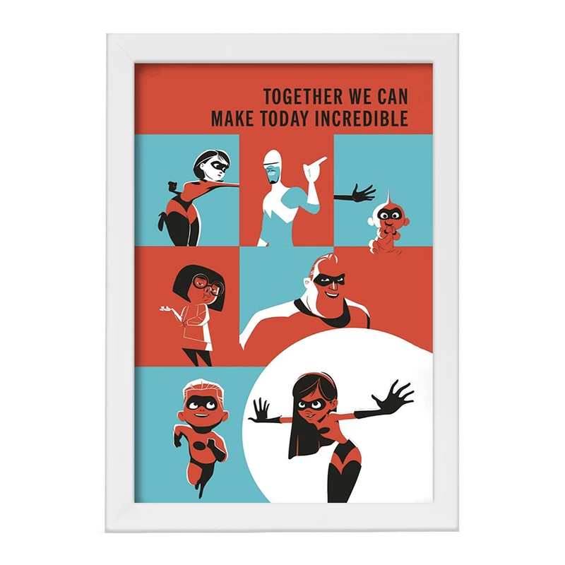 تابلو خندالو مدل شگفت انگیزان (The Incredibles) کد F10132