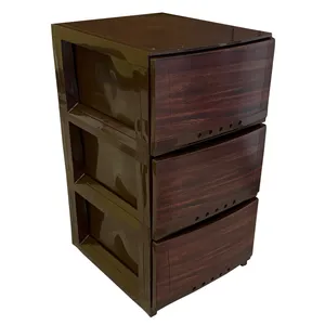 فایل کشویی مدل 3 کشو  چوب مارینا T312