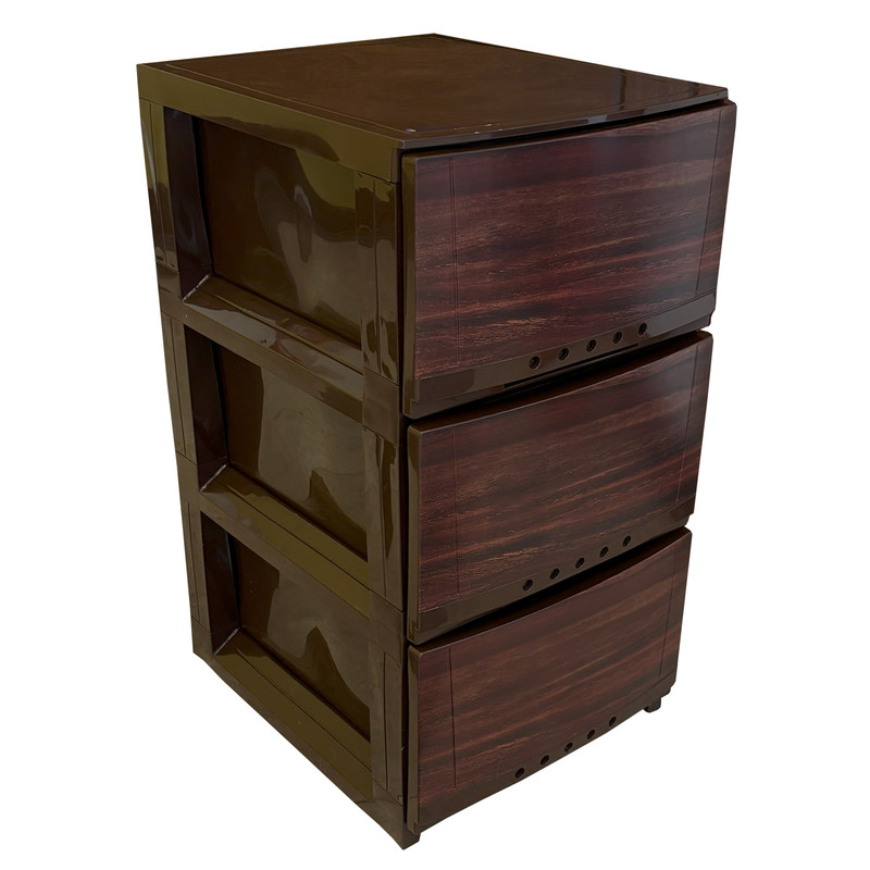 فایل کشویی مدل 3 کشو  چوب مارینا T312