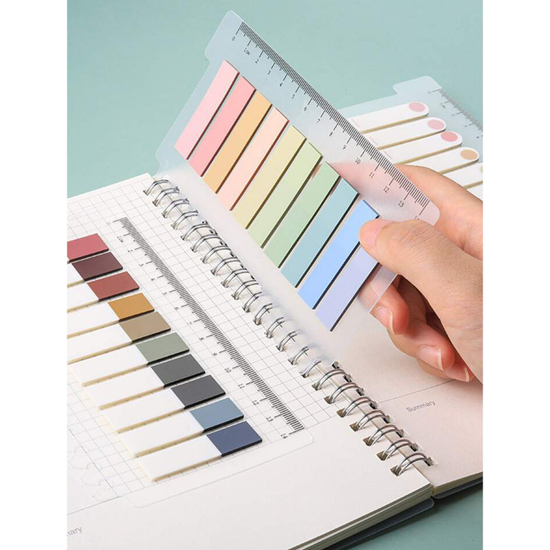 کاغذ یادداشت چسب دار مدل Filing Tabs on Ruler بسته 200 عددی