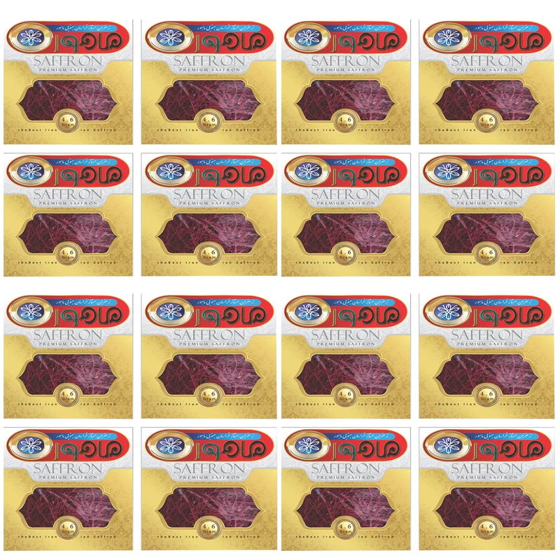 زعفران نرمه ماهور - 4.6گرم بسته 16 عددی