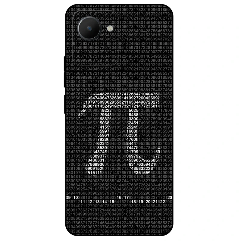 کاور مگافون طرح عدد پی مدل 7240 مناسب برای گوشی موبایل ریلمی 30 / 30S