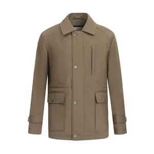 کاپشن مردانه کروم مدل جیب پاکتی 2520703