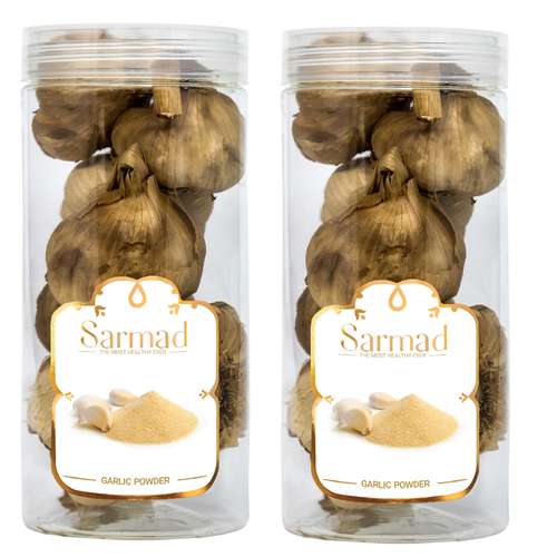 سیر سیاه ممتاز سرمد - 500 گرم بسته 2 عددی