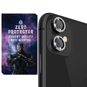 محافظ لنز دوربین زیرو مدل Metal-Diamond مناسب برای گوشی موبایل اپل Iphone 12