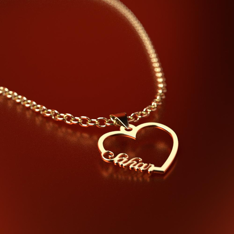 گردنبند طلا 18 عیار زنانه مدوپد مدل اسم سحر sahar کد GBB11711 به همراه باکس گل رز جاویدان