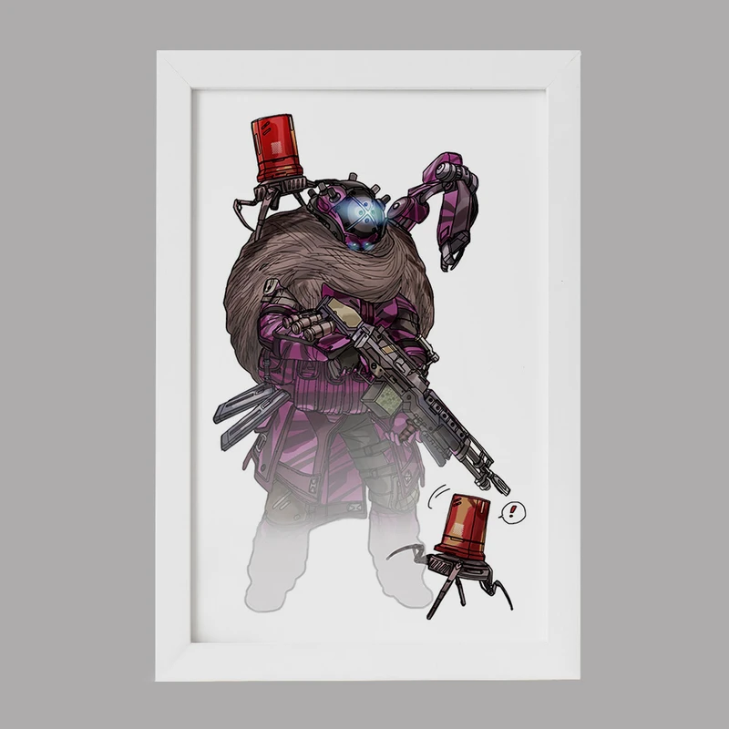 تابلو خندالو مدل بازی تایتان فال (Titanfall) کد 32624