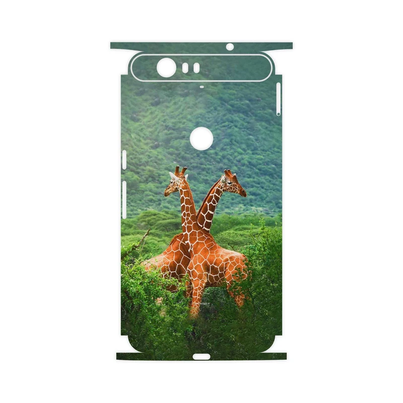 برچسب پوششی ماهوت مدل Giraffe-FullSkin مناسب برای گوشی موبایل گوگل Nexus 6P