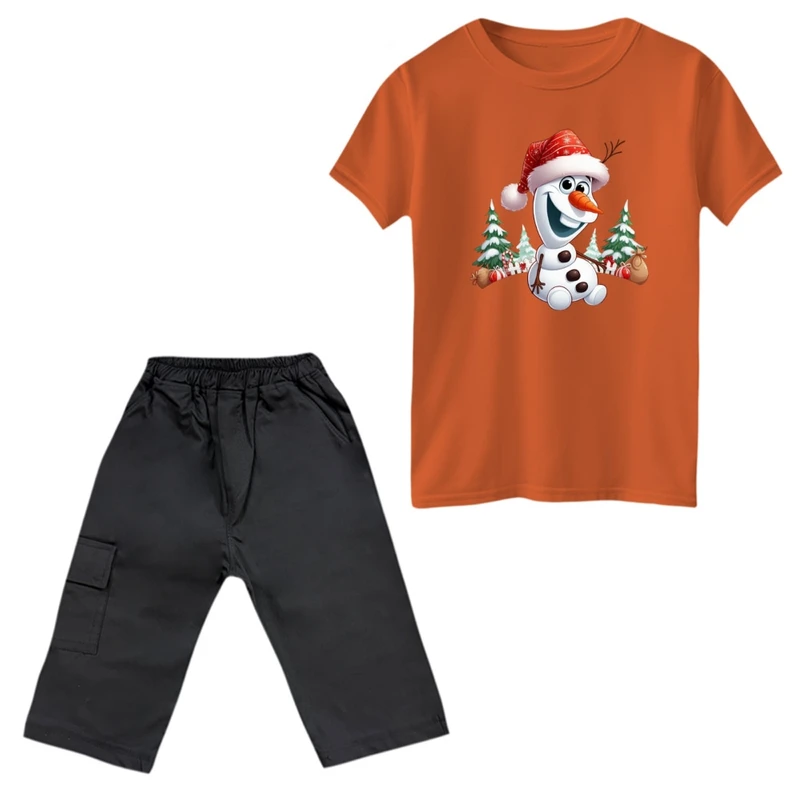 ست تی‌شرت و شلوارک پسرانه کد 06