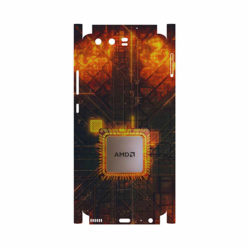 برچسب پوششی ماهوت مدل AMD Brand-FullSkin مناسب برای گوشی موبایل هوآوی P10